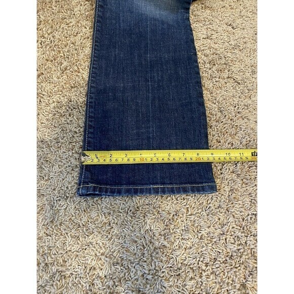 𝅺david KAHN Jeans Size 10 Medium Wash Denim Boot Cut Medium Rise - Picture 11 of 11